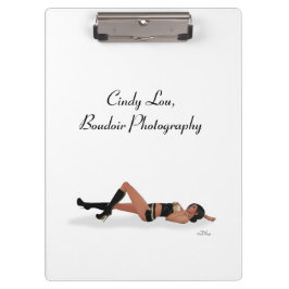 Carpeta De Pinza Sexy Brunette Pinup Chica Sleeping Clipboard