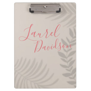 Carpeta De Pinza Shadow Palm Tan