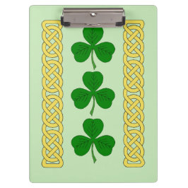 Carpeta De Pinza Shamrock Trio y Bandas de Knotwork