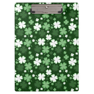 Carpeta De Pinza Shamrock verde, Día de San Patricio