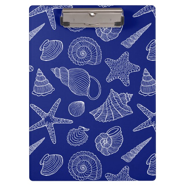 Carpeta De Pinza Shell azul brillante modela (Anverso)