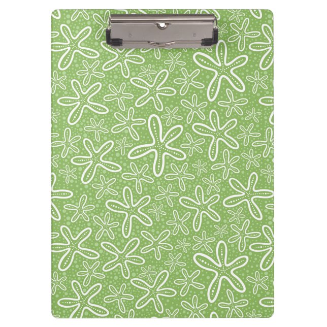 Carpeta De Pinza Shell modela en fondo manchado (Anverso)