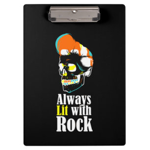 Carpeta De Pinza Siempre iluminado con rock