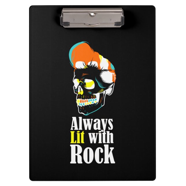 Carpeta De Pinza Siempre iluminado con rock (Anverso)