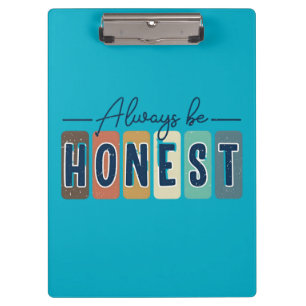 Carpeta De Pinza Siempre Sé Honesto