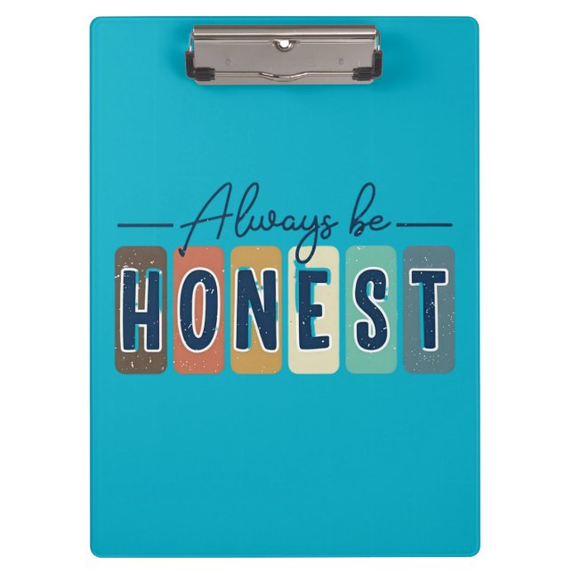Carpeta De Pinza Siempre Sé Honesto (Anverso)