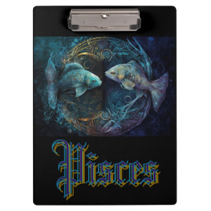 Carpeta De Pinza Signo zodiacal de Piscis
