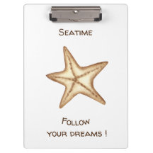 Sigue tus sueños acuarela Seatime Estrella de mar