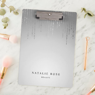 Carpeta De Pinza Silver Rain Personalizado