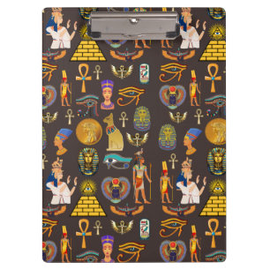 Carpeta De Pinza Símbolo de Patrón Jeroglífico del Antiguo Egipto