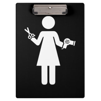 Carpeta De Pinza Símbolo de peluquero