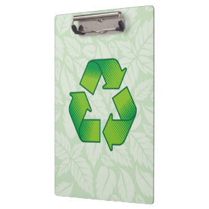 Carpeta De Pinza Símbolo de reciclaje