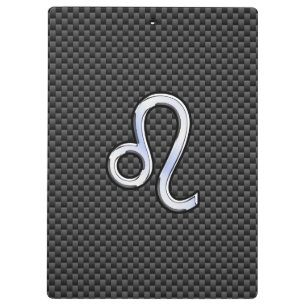 Carpeta De Pinza Símbolo del zodiaco de Leo en la decoración de la