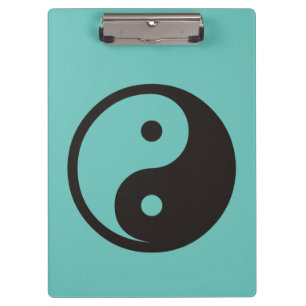 Carpeta De Pinza Símbolo Yin Yang - diseño de tatuaje sólido