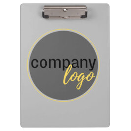 CARPETA DE PINZA SIMPLE EMPRESA MODERNA LOGO BRAND GRAY