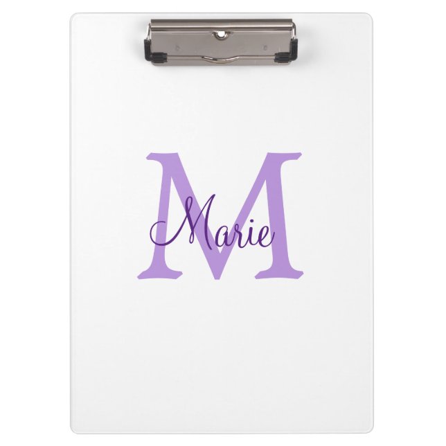 Carpeta De Pinza simple minimal add name monogram pink red   throw  (Anverso)