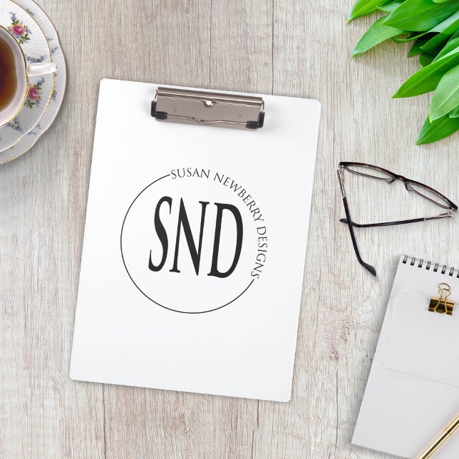 Carpeta De Pinza Simple Round Custom Logo Business (Subido por el creador)