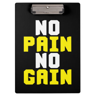 Carpeta De Pinza Sin dolor, sin ganancia - Motivación del entrenami