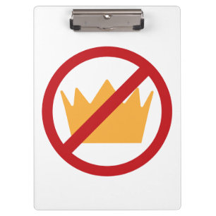 Carpeta De Pinza ¡SIN REYES! Anti-Trump