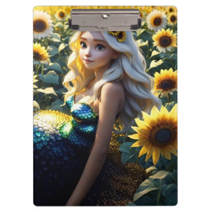 Carpeta De Pinza "Sirena girasol: Floreciendo en irlandesidad