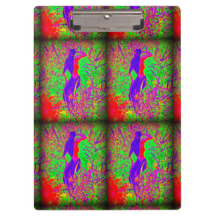 Carpeta De Pinza sirena hippie retro groovni