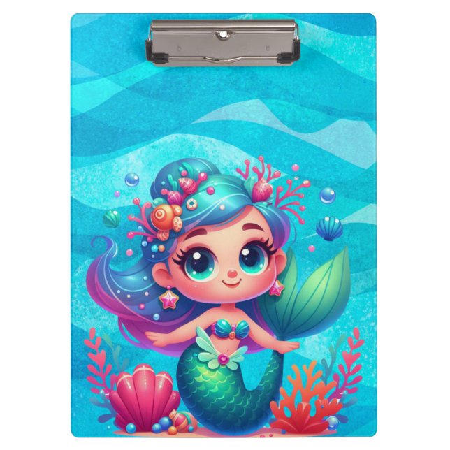 Carpeta De Pinza Sirena submarina (Anverso)