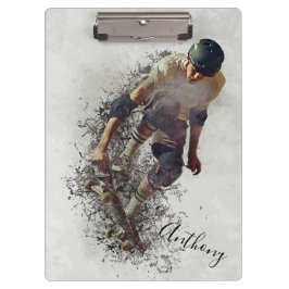 Carpeta De Pinza Skateboarding