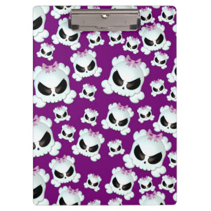 Carpeta De Pinza Skullz femenino