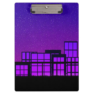 Carpeta De Pinza Skyline de la ciudad
