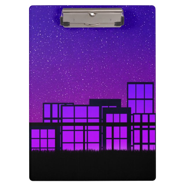 Carpeta De Pinza Skyline de la ciudad (Anverso)