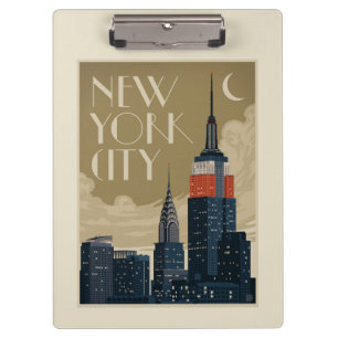 Carpeta De Pinza Skyline de Nueva York
