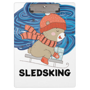 Carpeta De Pinza Sledsking Personalizable