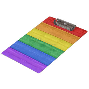 Carpeta De Pinza SlipperyJoe's clásico arcoíris táctil hecho a mano