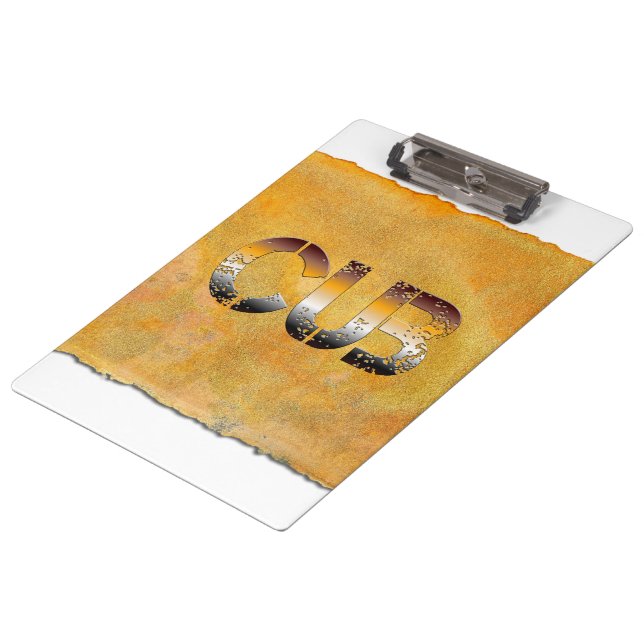 Carpeta De Pinza SlipperyJoe's cub word naranja-tonos marrones pro (Angular)