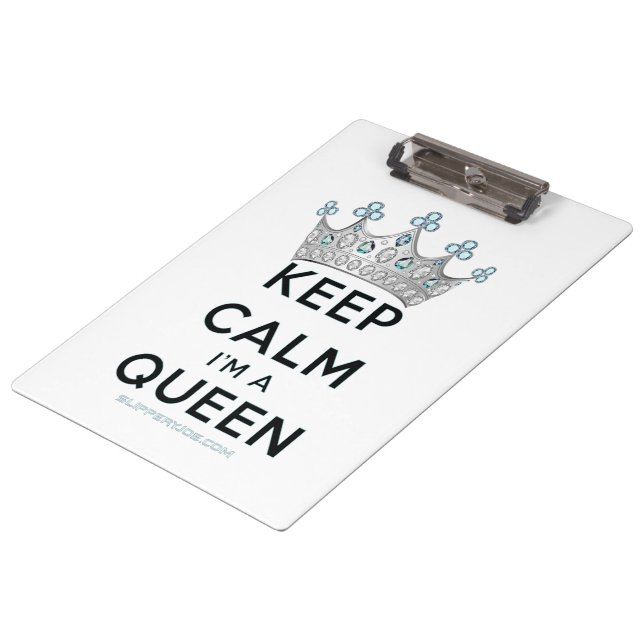 Carpeta De Pinza SlipperyJoe's Keep Calm Queen Royal Crown jewels a (Angular)