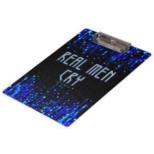 Carpeta De Pinza SlipperyJoe's los hombres de verdad lloran lágrima