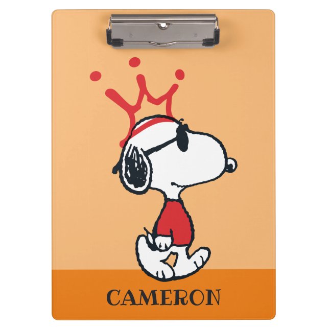 Carpeta De Pinza Snoopy - Joe Guay Crown (Anverso)