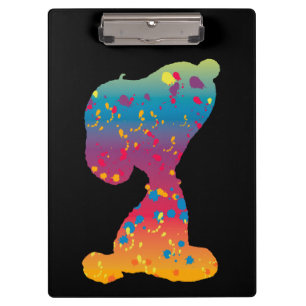 Carpeta De Pinza Snoopy Rainbow Graffiti Silhouette