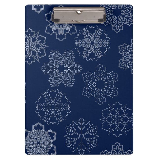 Carpeta De Pinza Snowflake (Anverso)