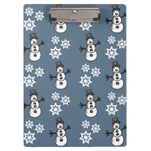 Carpeta De Pinza Snowman