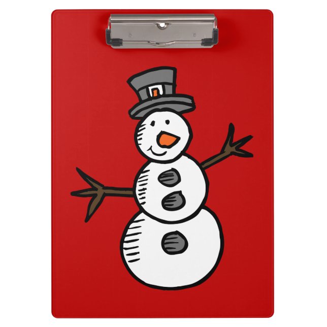 Carpeta De Pinza Snowman (Anverso)