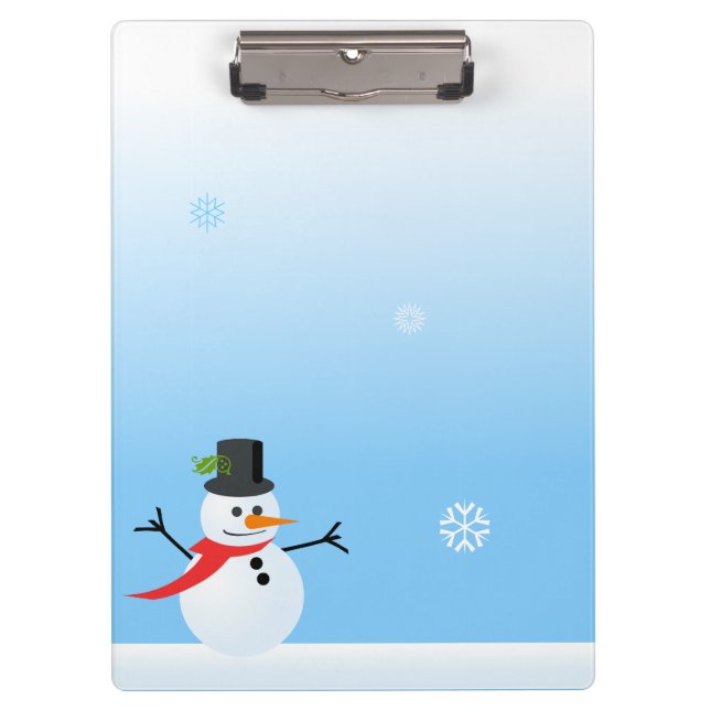 Carpeta De Pinza Snowman (Anverso)