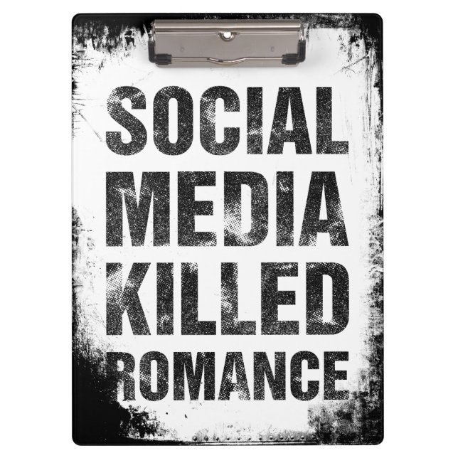 Carpeta De Pinza Social Media Killed Romance (Anverso)