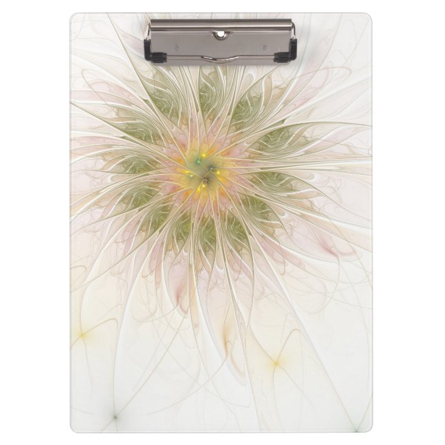 Carpeta De Pinza Soft and tenderness fractal fantasy flowers (Anverso)