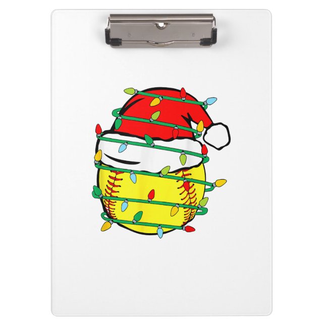 Carpeta De Pinza Softbol de Navidad  (Anverso)