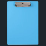 Carpeta De Pinza Solid Maya light blue<br><div class="desc">Solid color Maya light blue design.</div>