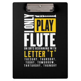 Carpeta De Pinza Sólo reproducir flauta