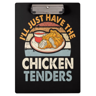 Carpeta De Pinza Sólo Tomaré Los Tenders De Pollo