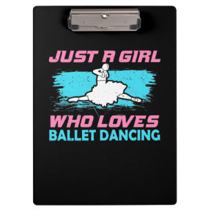 Carpeta De Pinza Sólo un Chica que ama el baile ballet