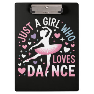 Carpeta De Pinza Sólo una chica que ama el baile
